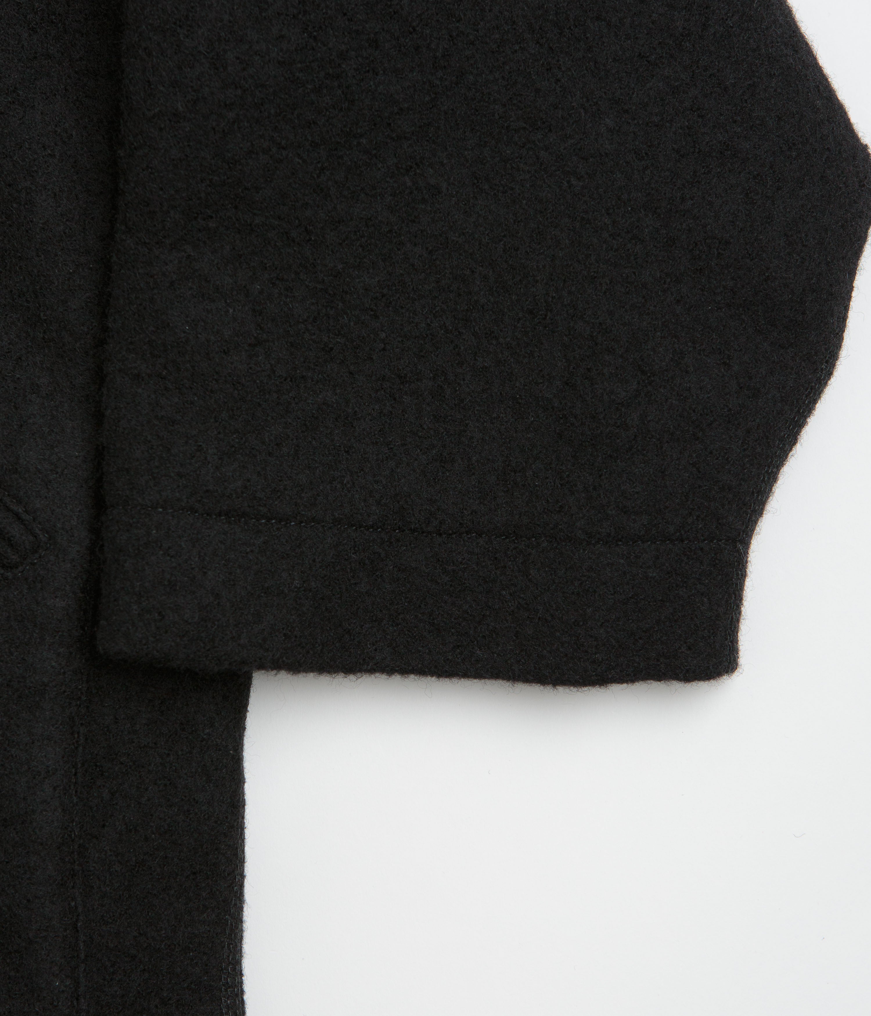 YMC Aaron Zip Fleece Jacket - Black