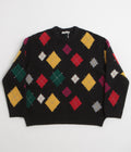 YMC Flint Knit Crewneck Sweatshirt - Black