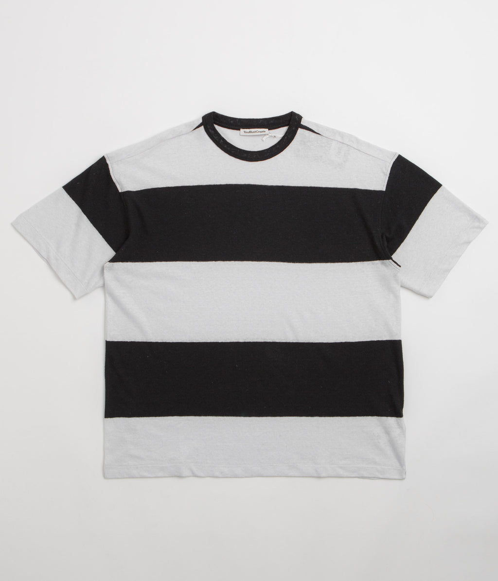 YMC Triple T-Shirt - Black / Light Grey