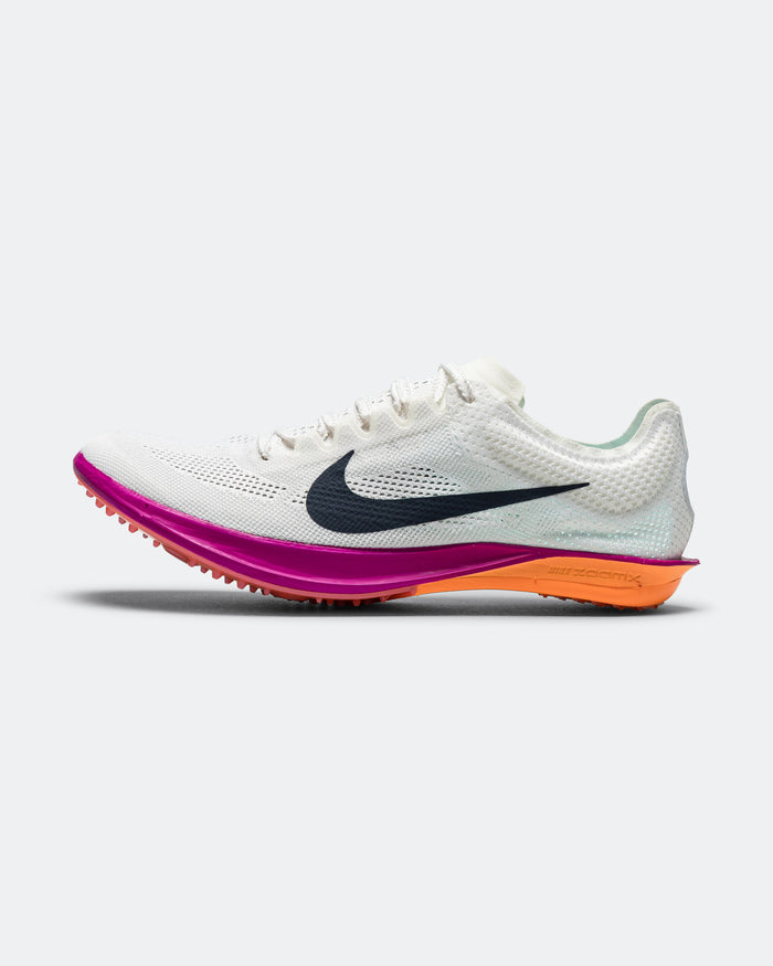 ZoomX Dragonfly 2 - White/Armory Navy-Hyper Tuquiose-Fire Pink