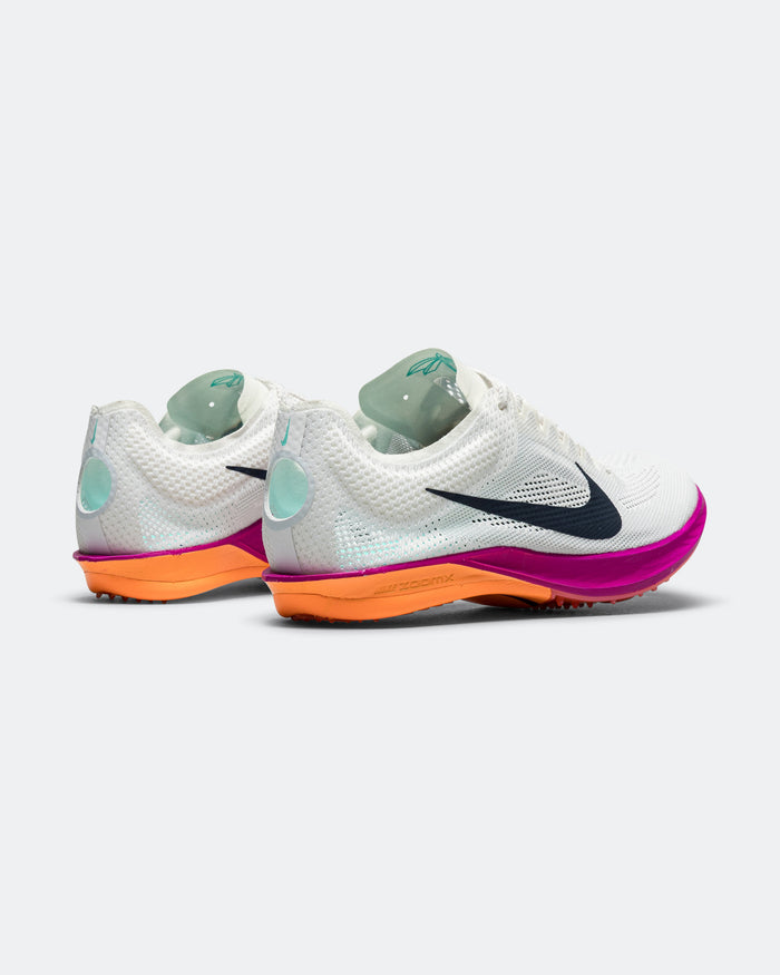 ZoomX Dragonfly 2 - White/Armory Navy-Hyper Tuquiose-Fire Pink